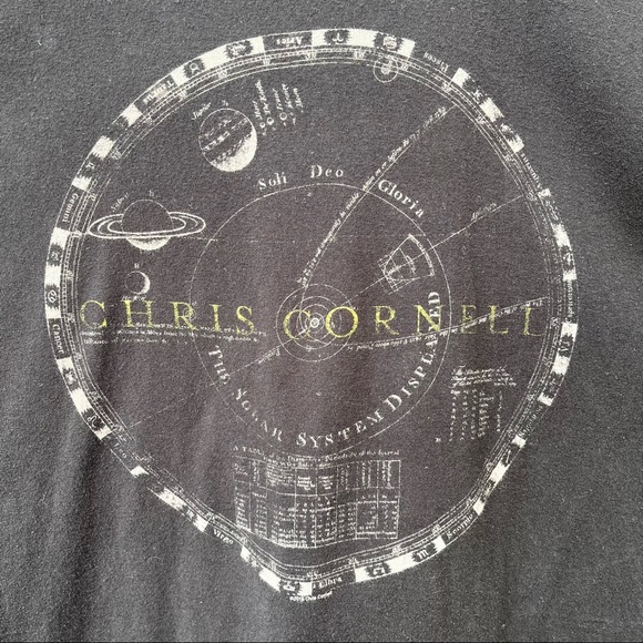 Chris Cornell Solar System Tee Shirt Sz XXL - Picture 6 of 12